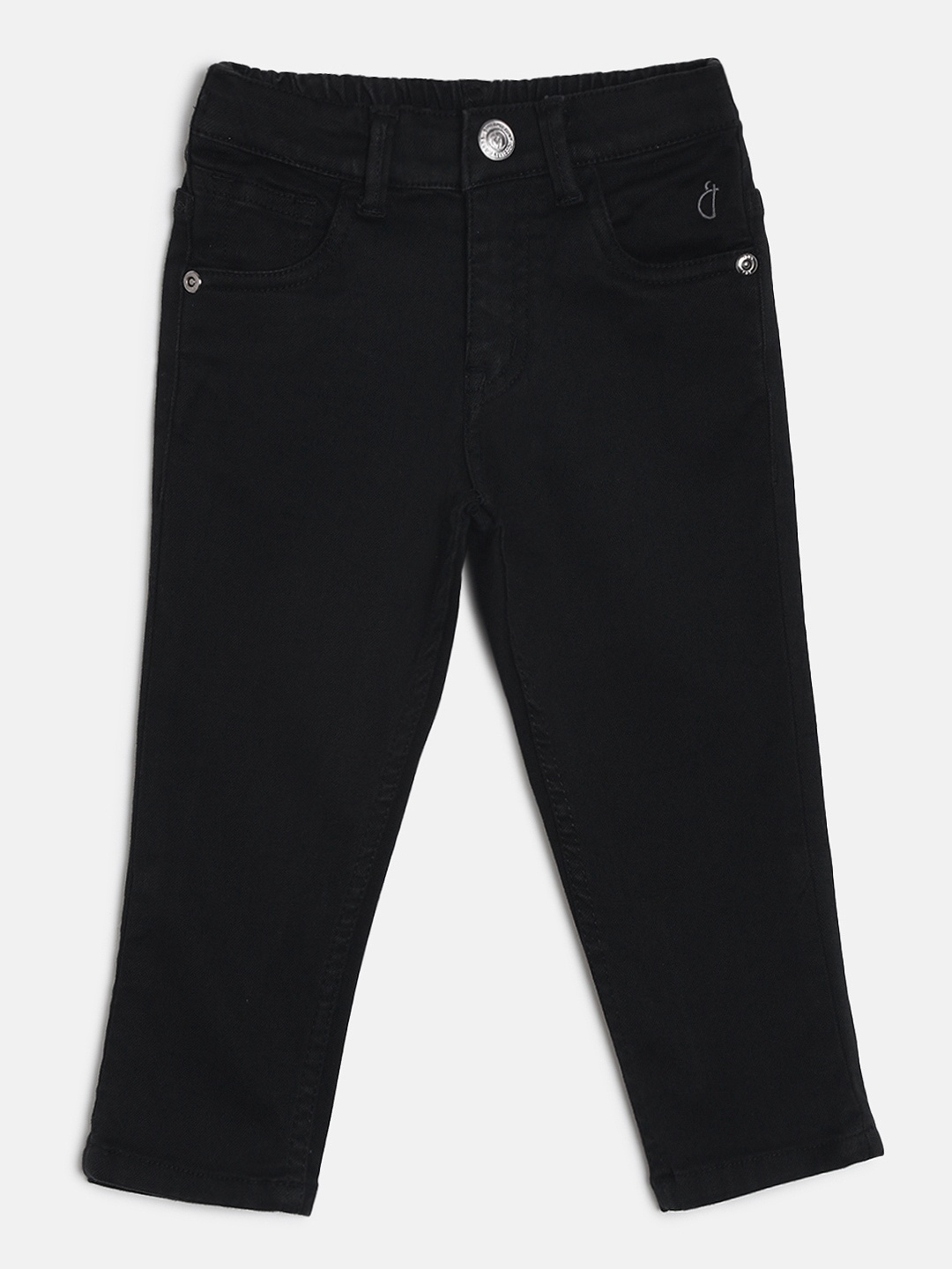 

Gini and Jony Boys Black Mid-Rise Clean Look Jeans