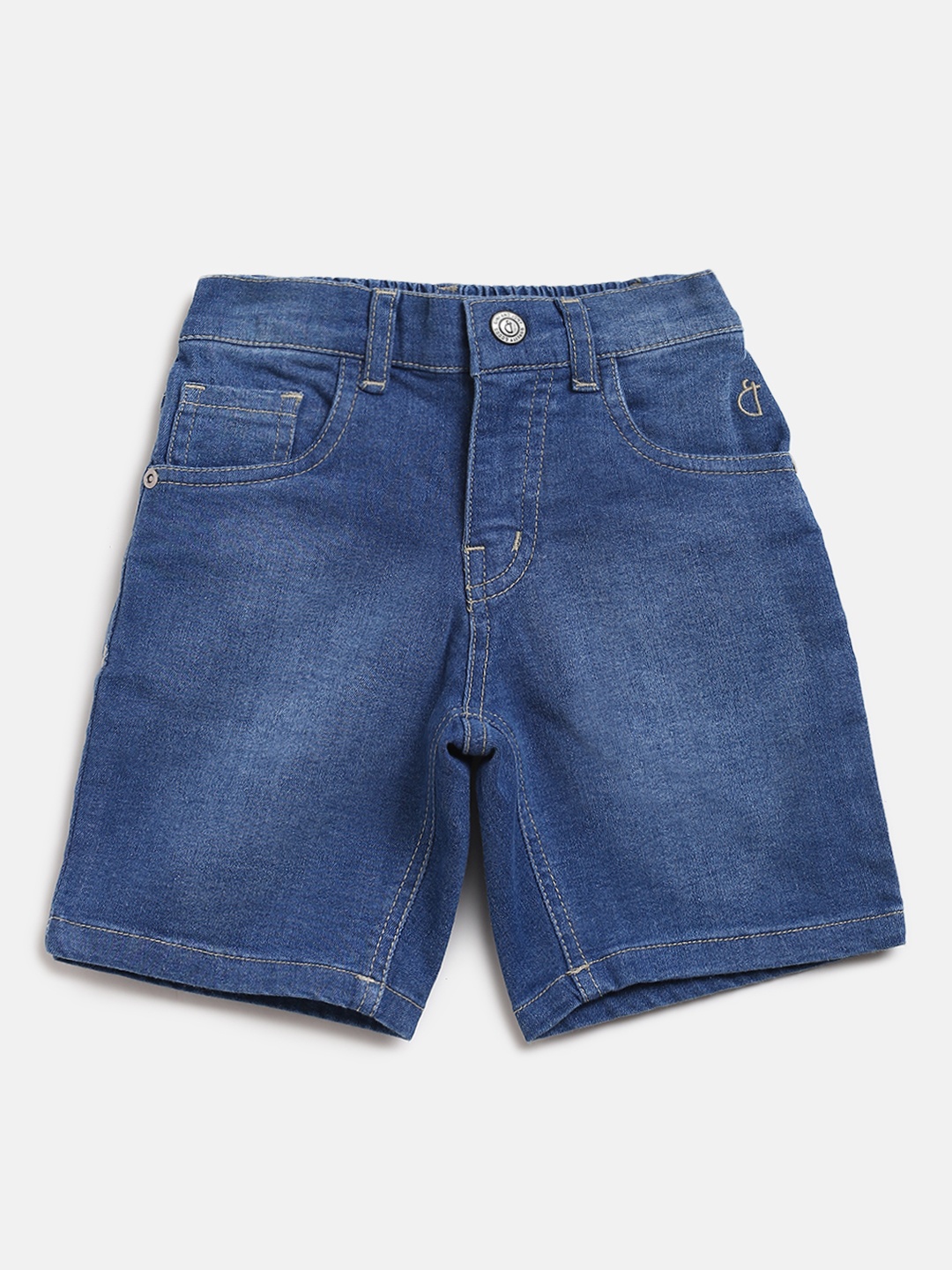 

Gini and Jony Boys Blue Washed Regular Fit Denim Shorts
