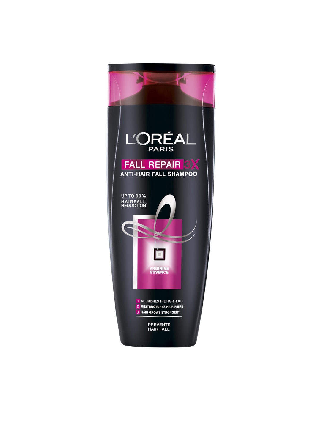 

L'Oreal Paris Fall Resist 3X Anti-Hair Fall Shampoo 360 ml, Black