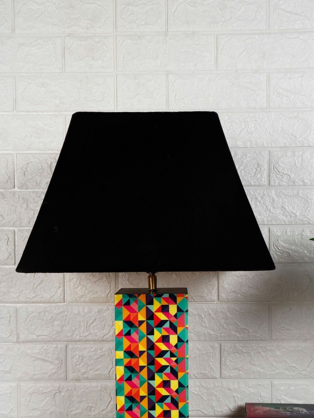 

Grated Ginger Black Solid Handcrafted Bedside Standard Lamp