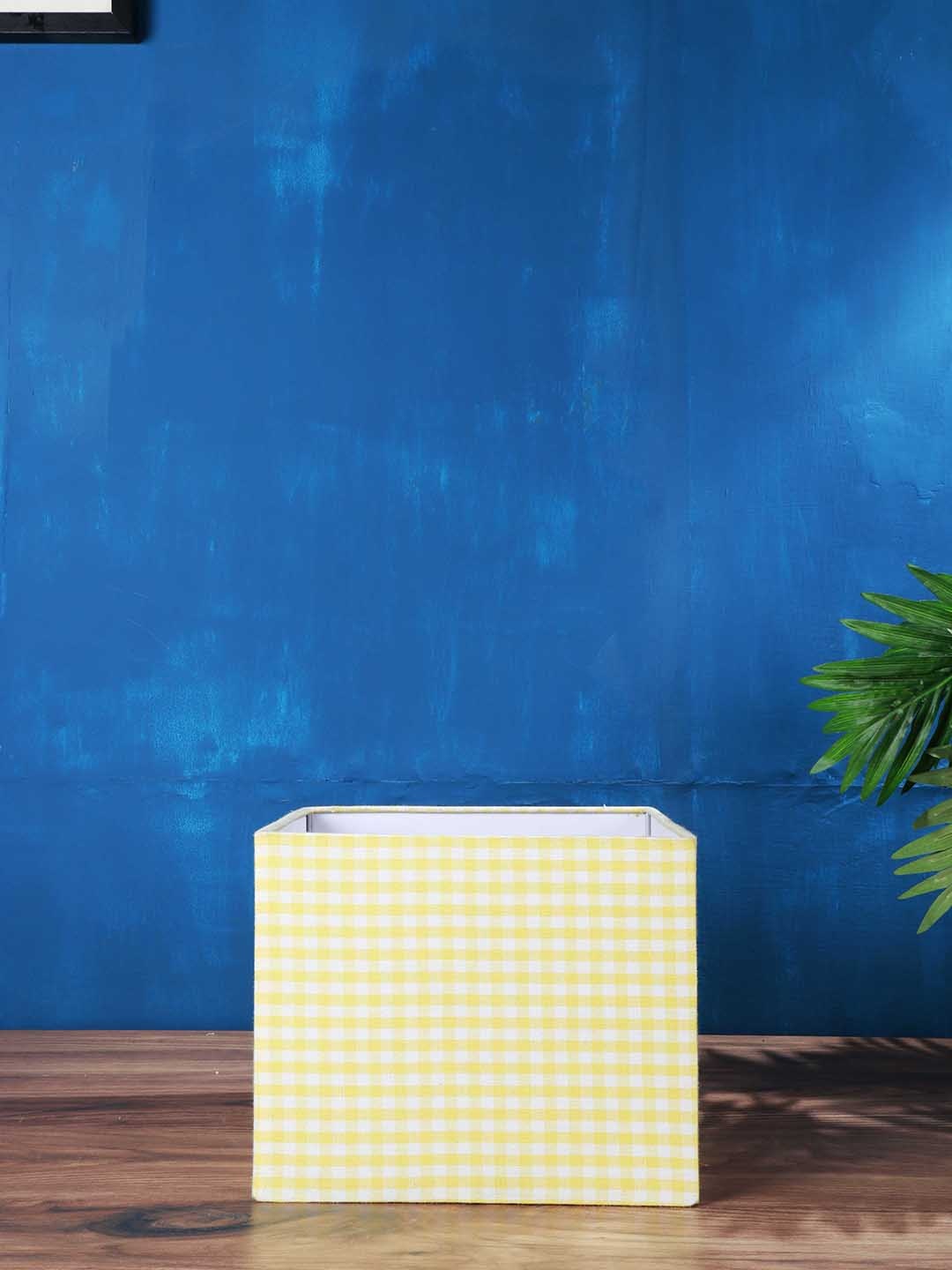 

Grated Ginger Yellow Printed Handcrafted Table Top Lamp Shade
