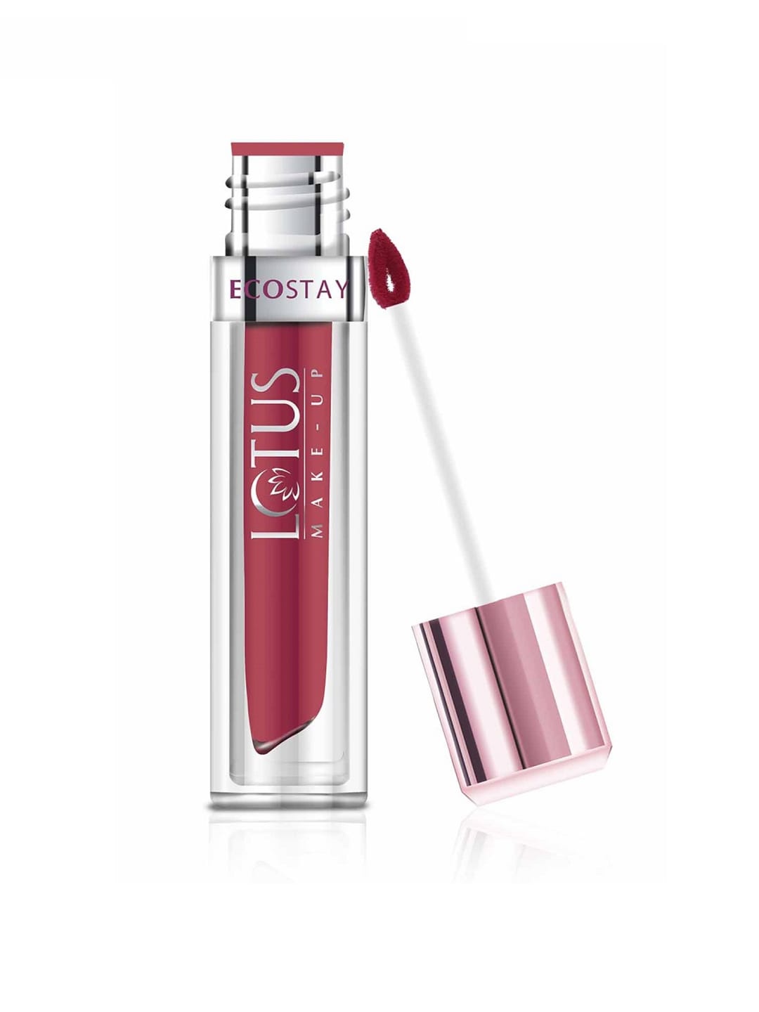 

Lotus Herbals Sustainable Ecostay Royal Rose Matte Lip Lacquer EL14, Pink