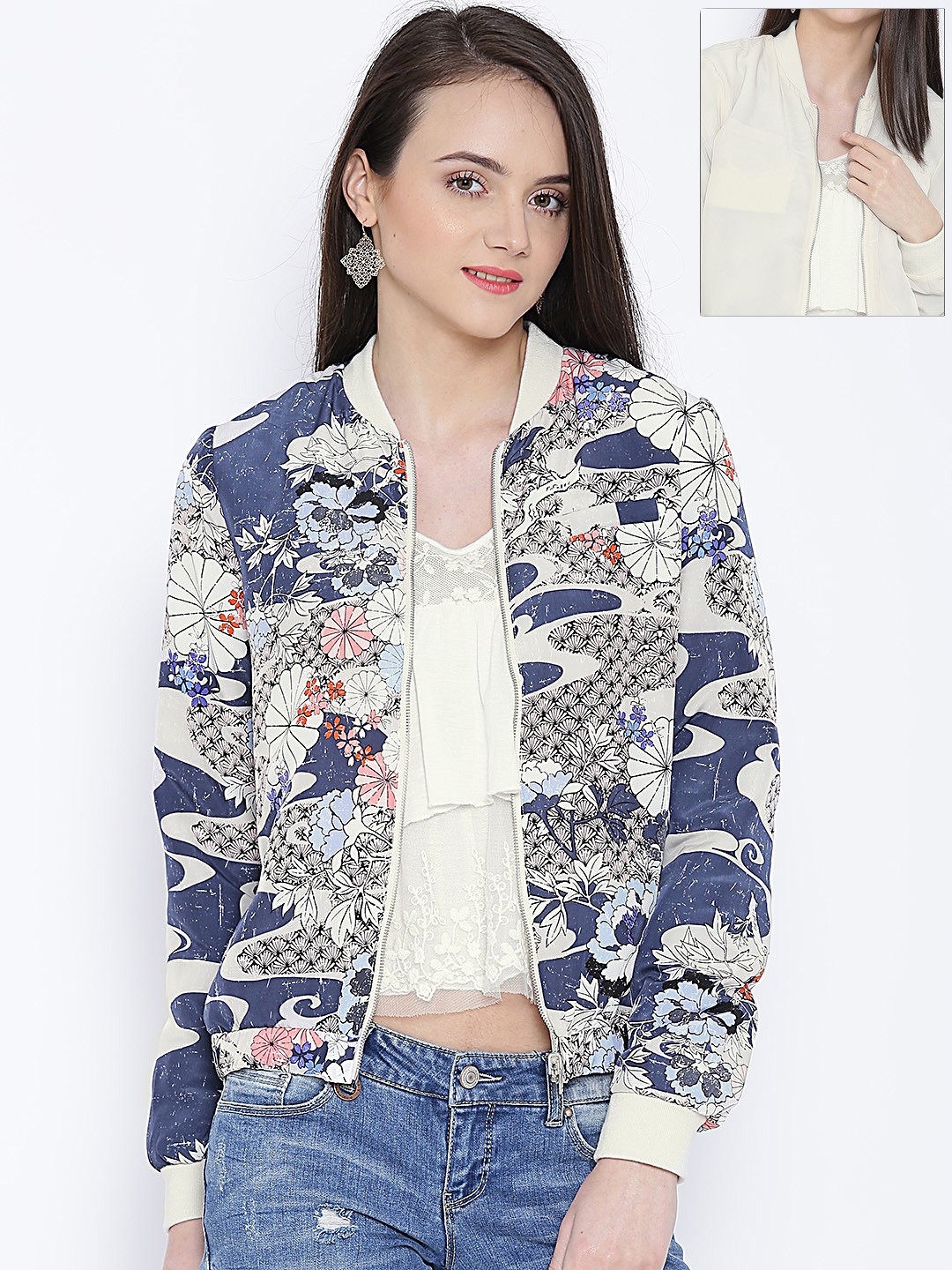 

Vero Moda Multicoloured Padded Printed Jacket, Multi
