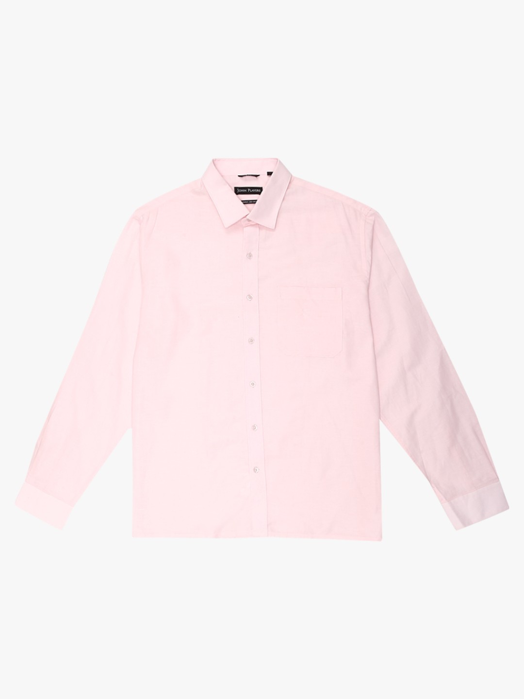 

John Players Men Pink Solid Regular Fit Casual Shirt