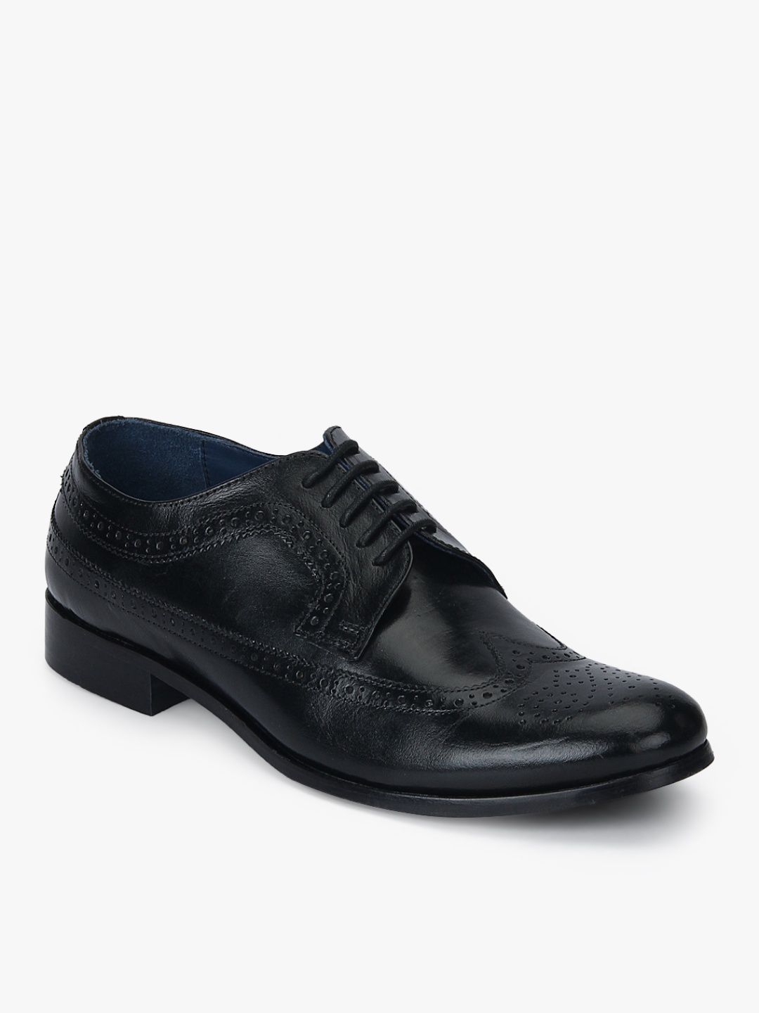 

Ninety9steps Men Black Formal Leather Brogues