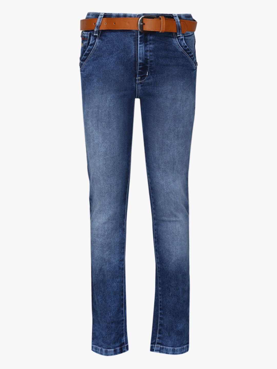 

Monte Carlo Boys Blue Slim Fit Mid-Rise Clean Look Jeans