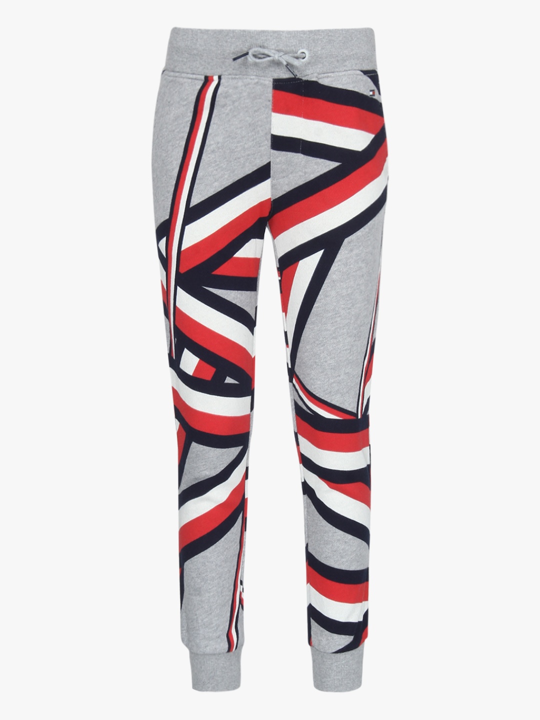 

Tommy Hilfiger Boys Grey Printed Slim Fit Joggers