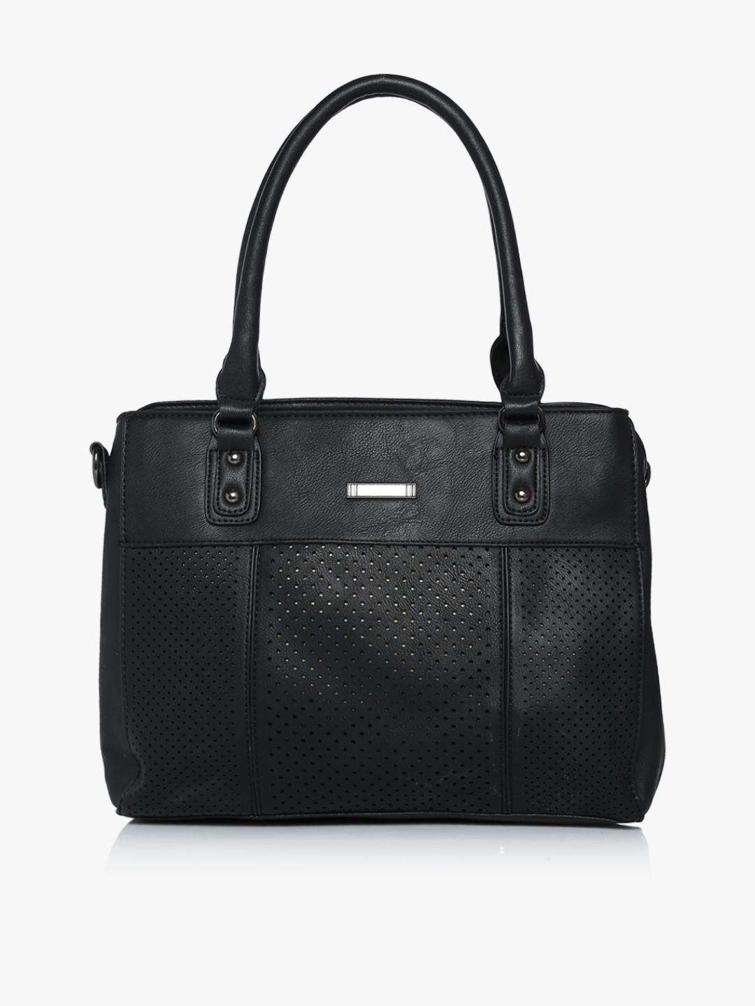 

Ladida Black Textured Shoulder Bag