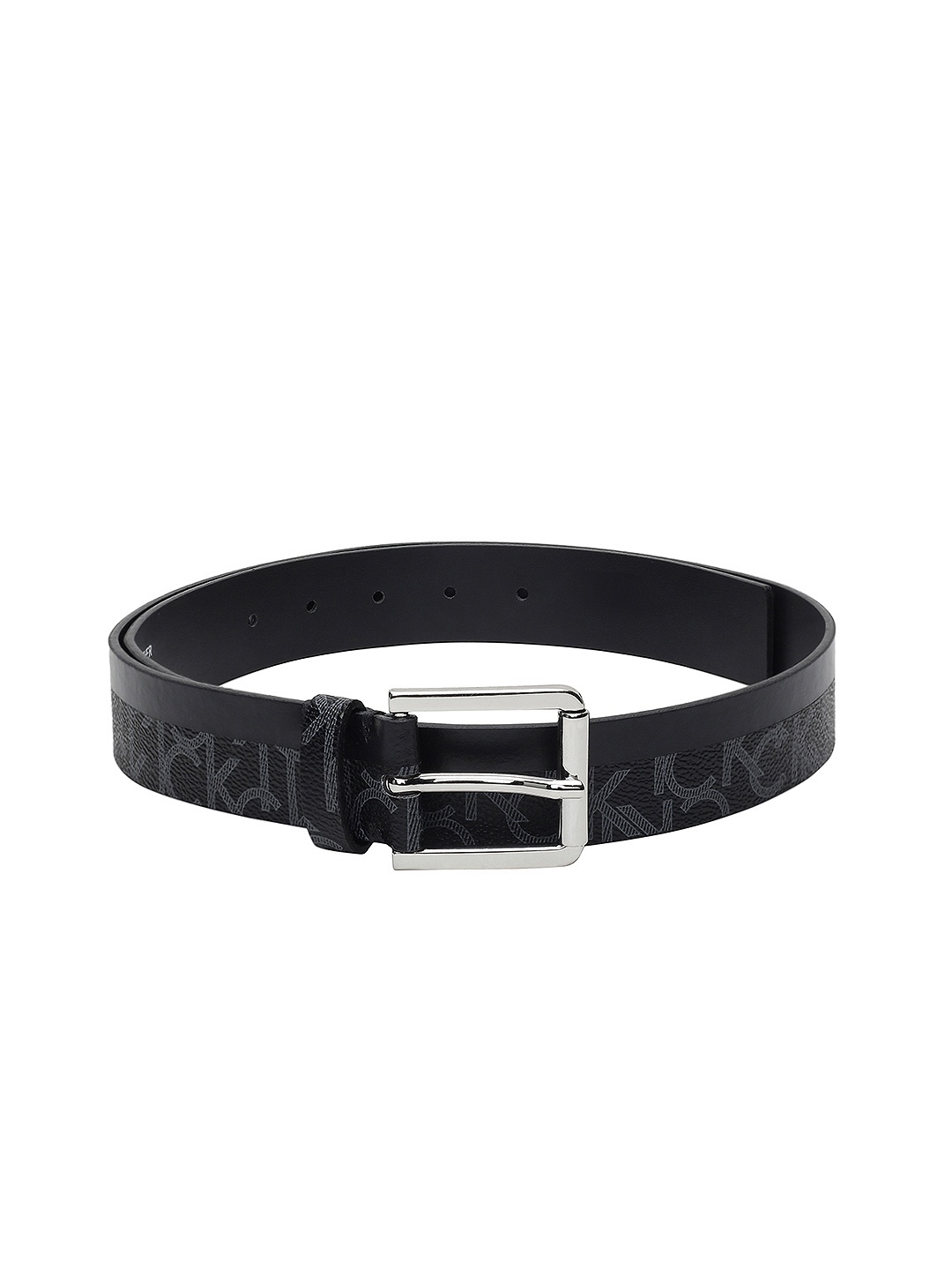 

Calvin Klein Men Black Genuine Leather Printed Belt