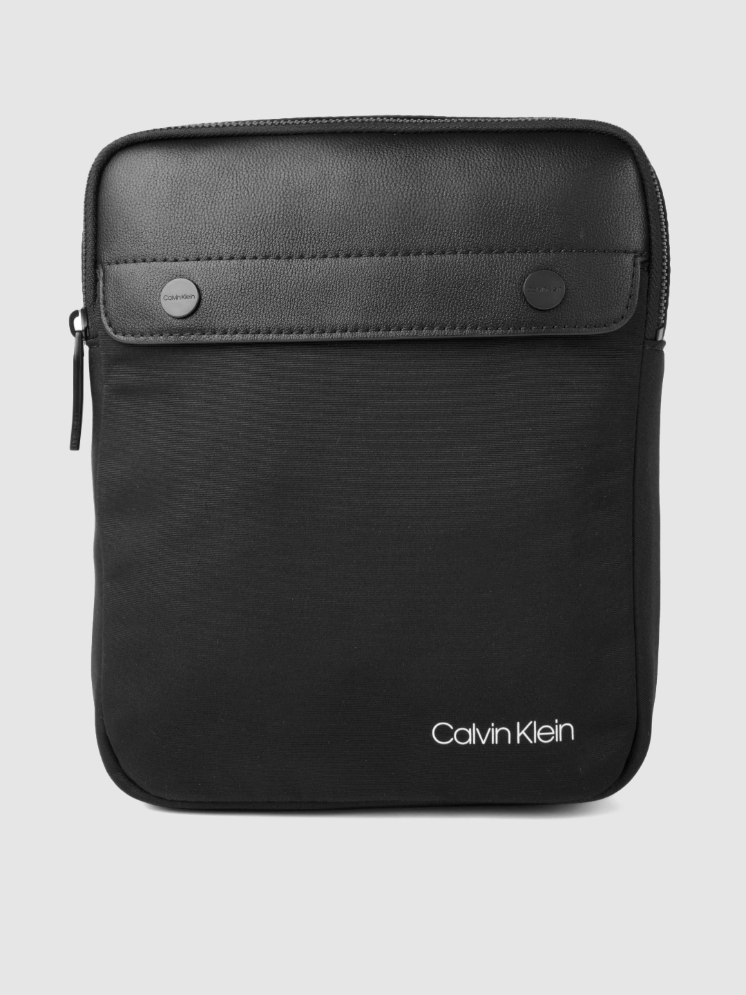 

Calvin Klein Men Black Solid Messenger Bag