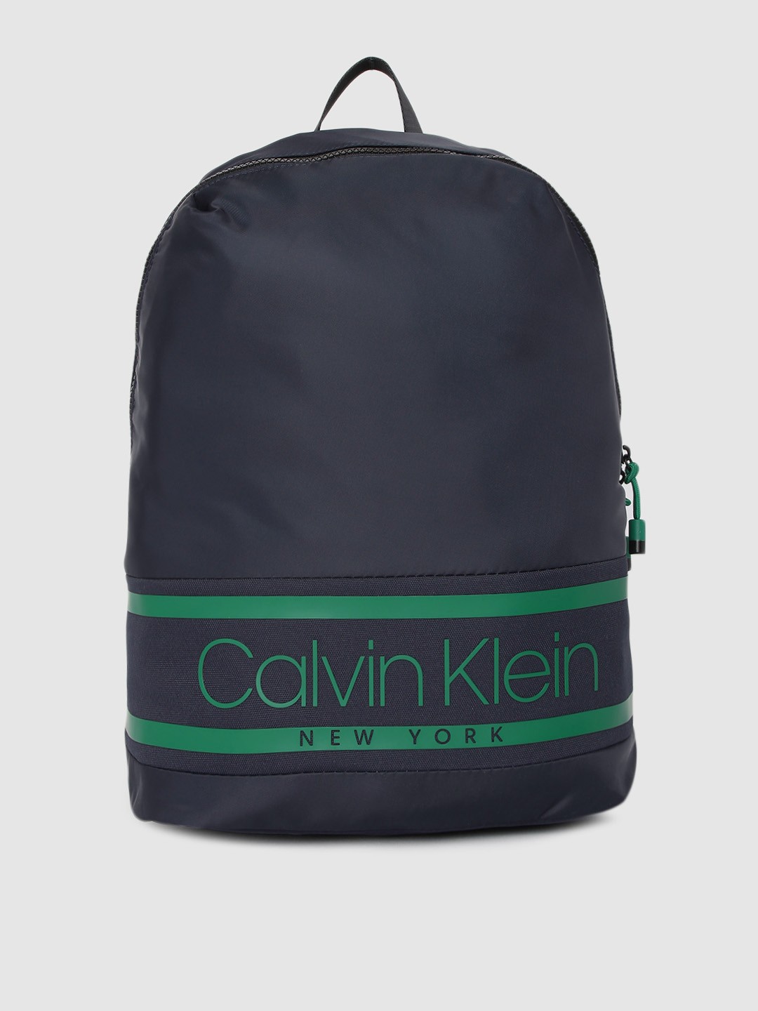 

Calvin Klein Men Navy Blue Brand Logo Printed Backpack