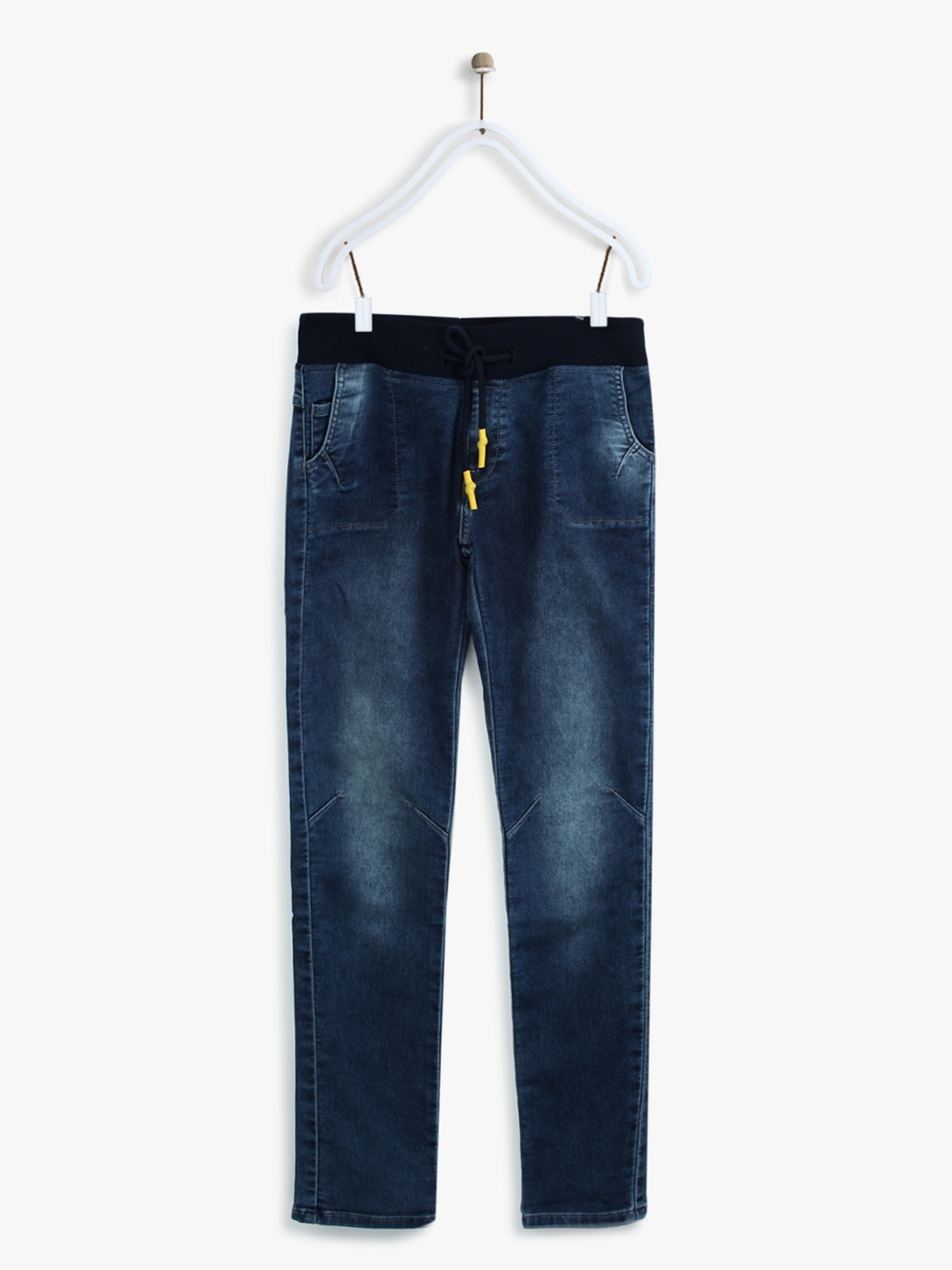

Pepe Jeans Boys Navy Blue Washed Slim Fit Jeans