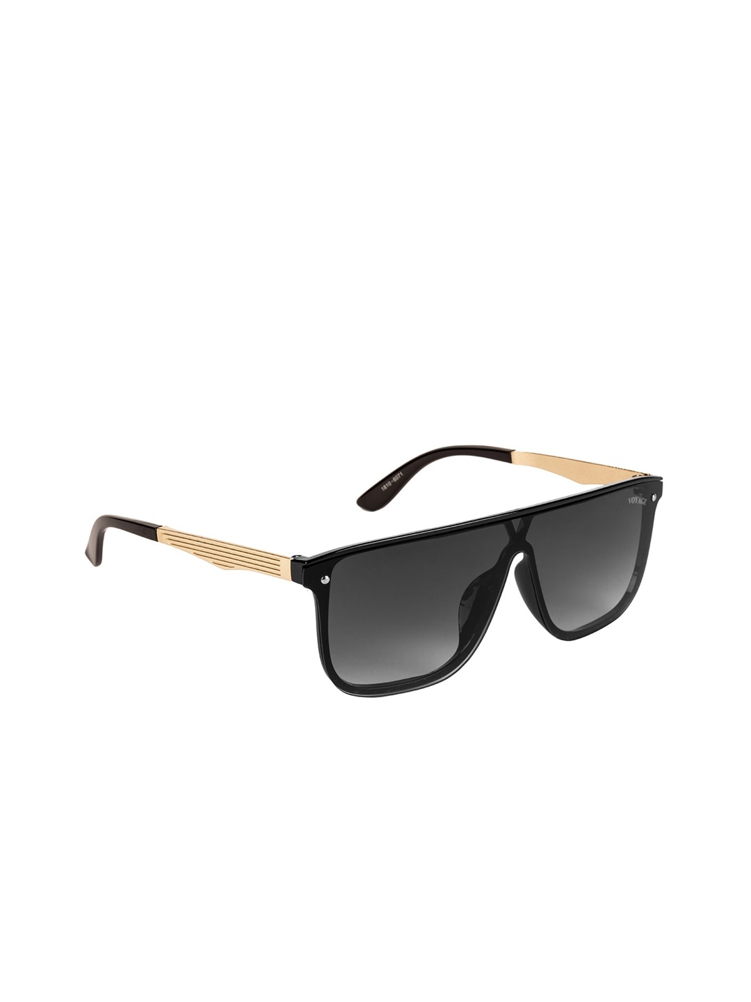 

Voyage Unisex Wayfarer Sunglasses 1810-6071MG3333, Black