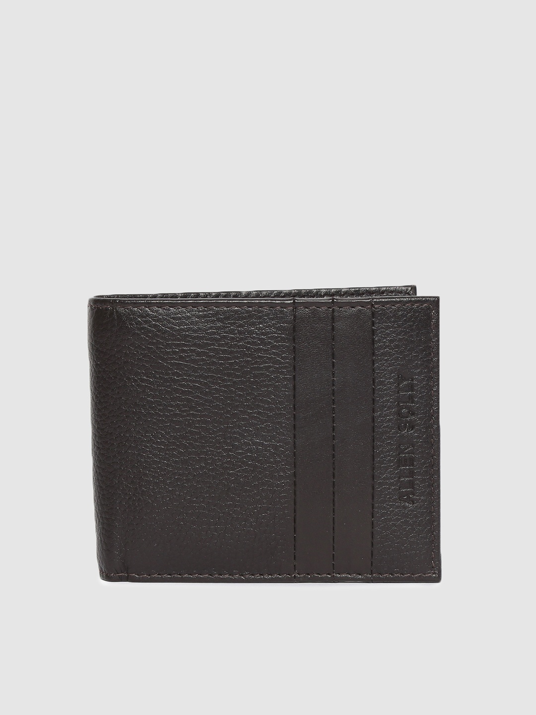 

Allen Solly Men Brown Solid Leather Two Fold Wallet