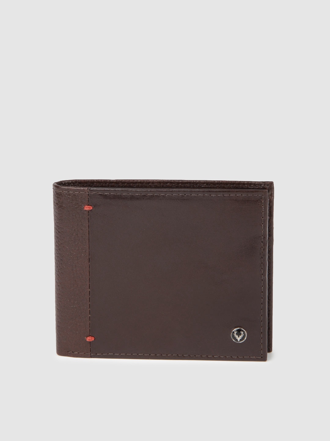 

Allen Solly Men Brown Solid Two Fold Leather Wallet