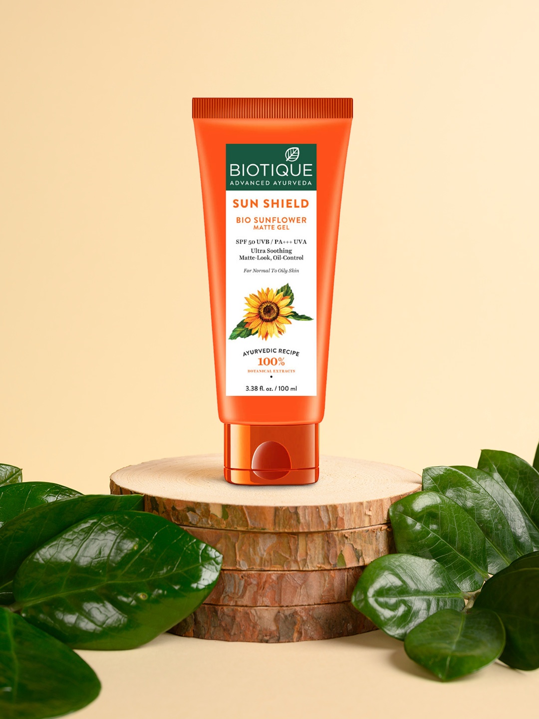 

Biotique Unisex Sun Shield Sunflower Matte Sunscreen Gel SPF 50 100ml, White