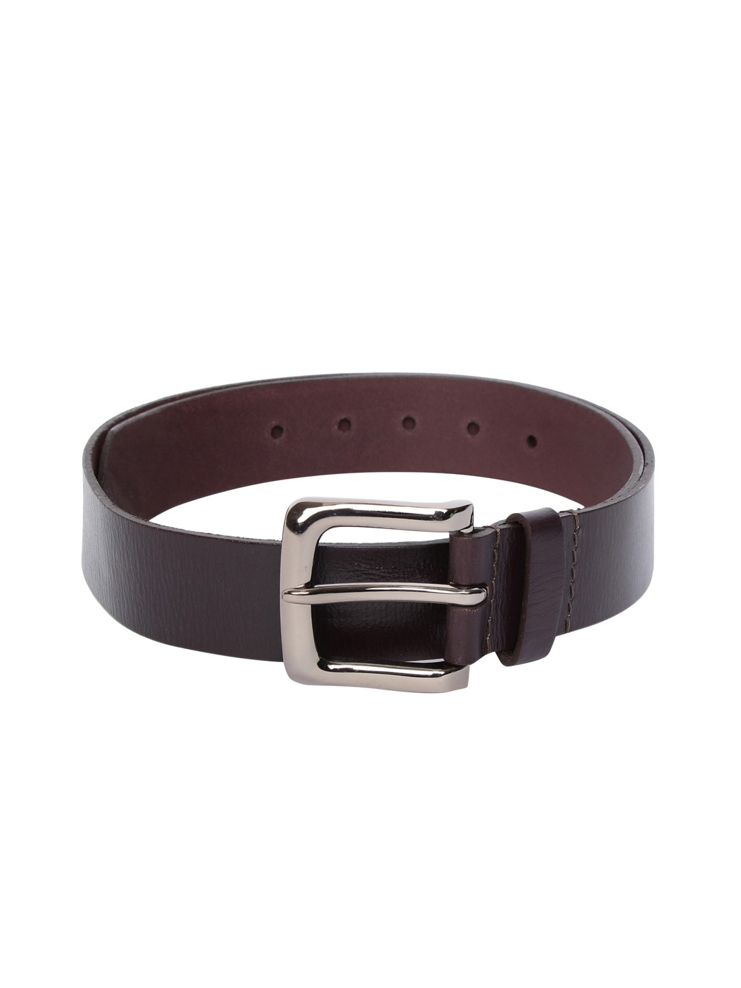 

Allen Solly Men Brown Solid Leather Belt