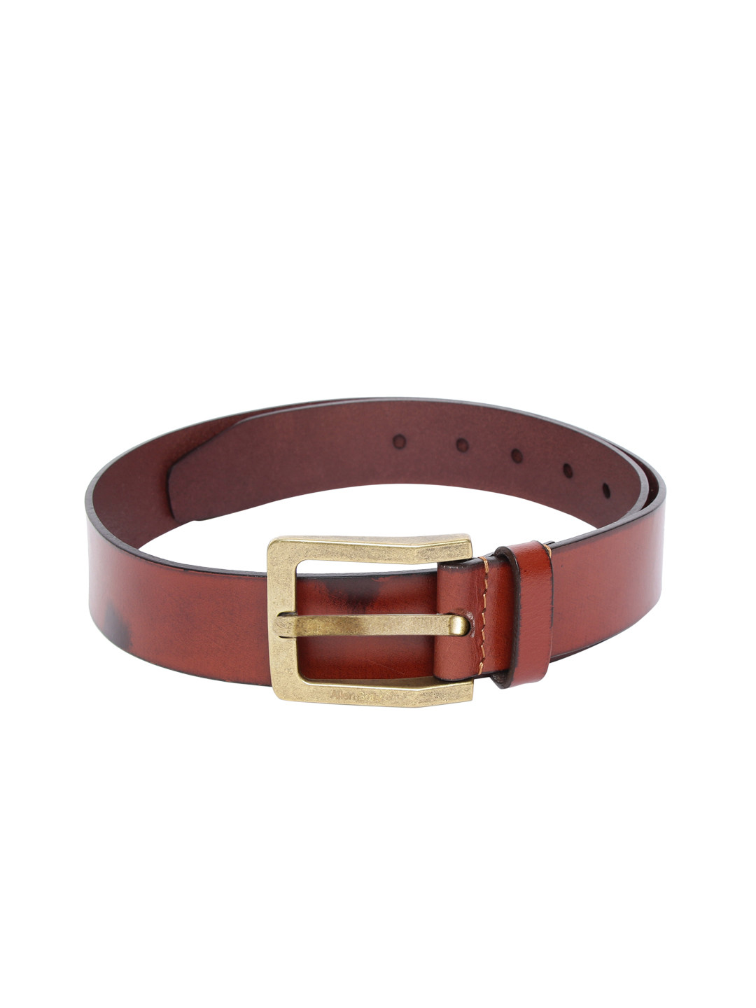 

Allen Solly Men Brown Textured Leather Belt