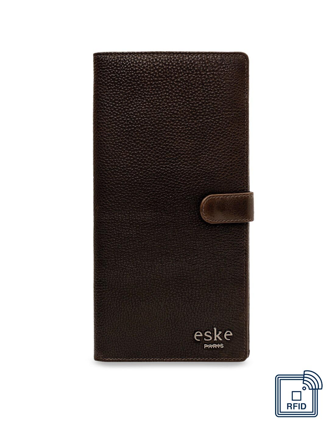 

Eske Men Brown Paris Dylan Leather Solid Passport Holder