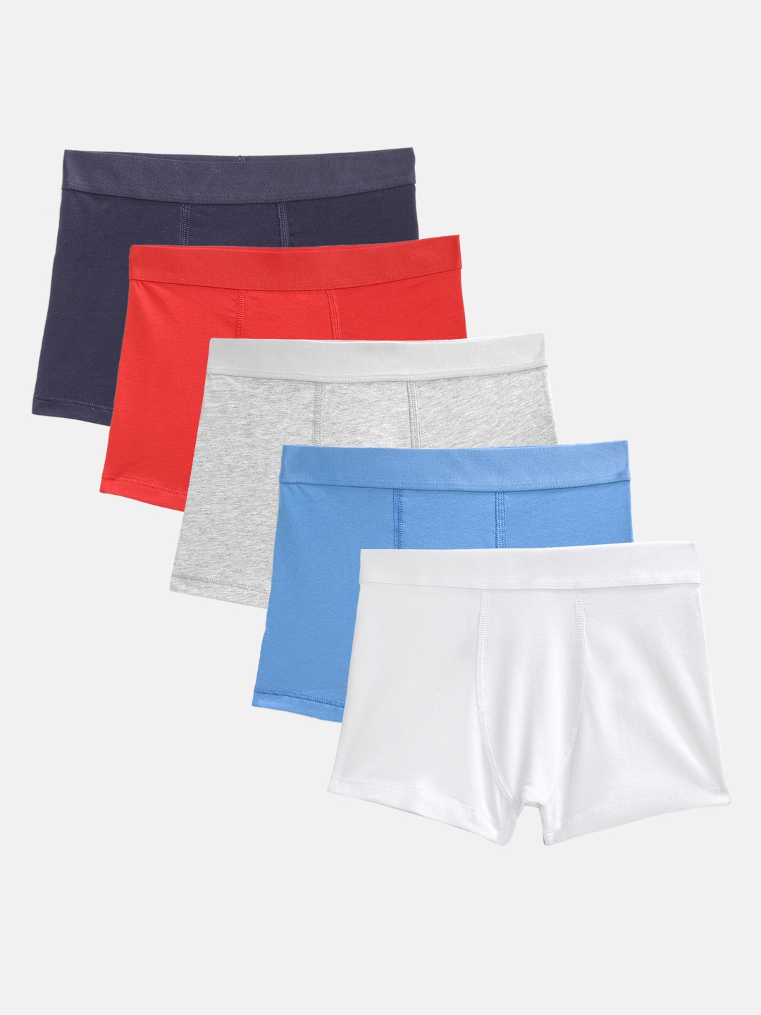 

Marks & Spencer Boys Pack of 5 Solid Trunks T711403V, Red