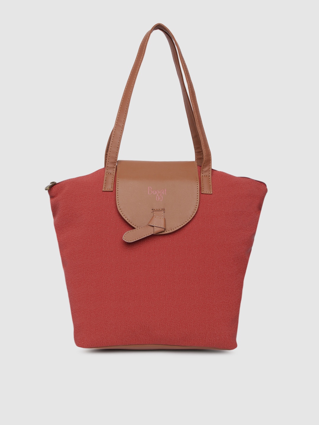 

Baggit Rust Brown Solid Shoulder Bag