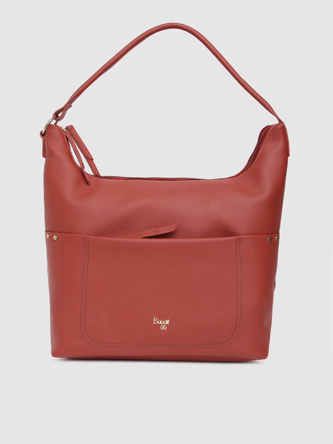 

Baggit Red Solid Hobo Bag