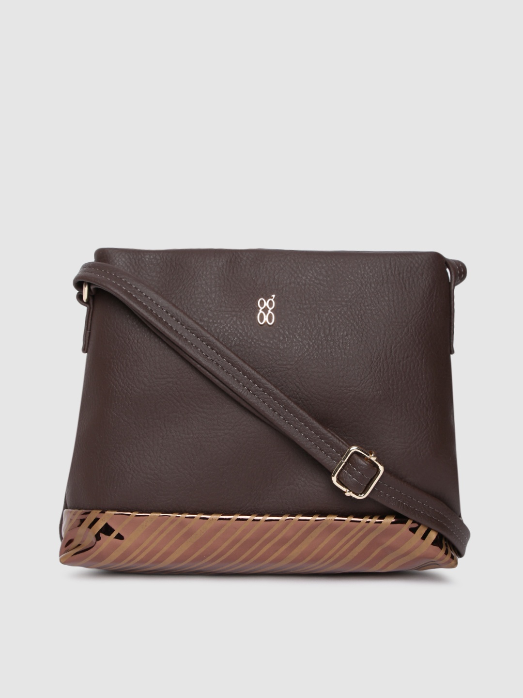 

Baggit Brown Solid Sling Bag