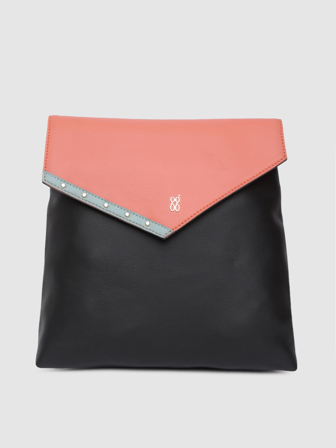 

Baggit Women Black & Pink Colourblocked Backpack