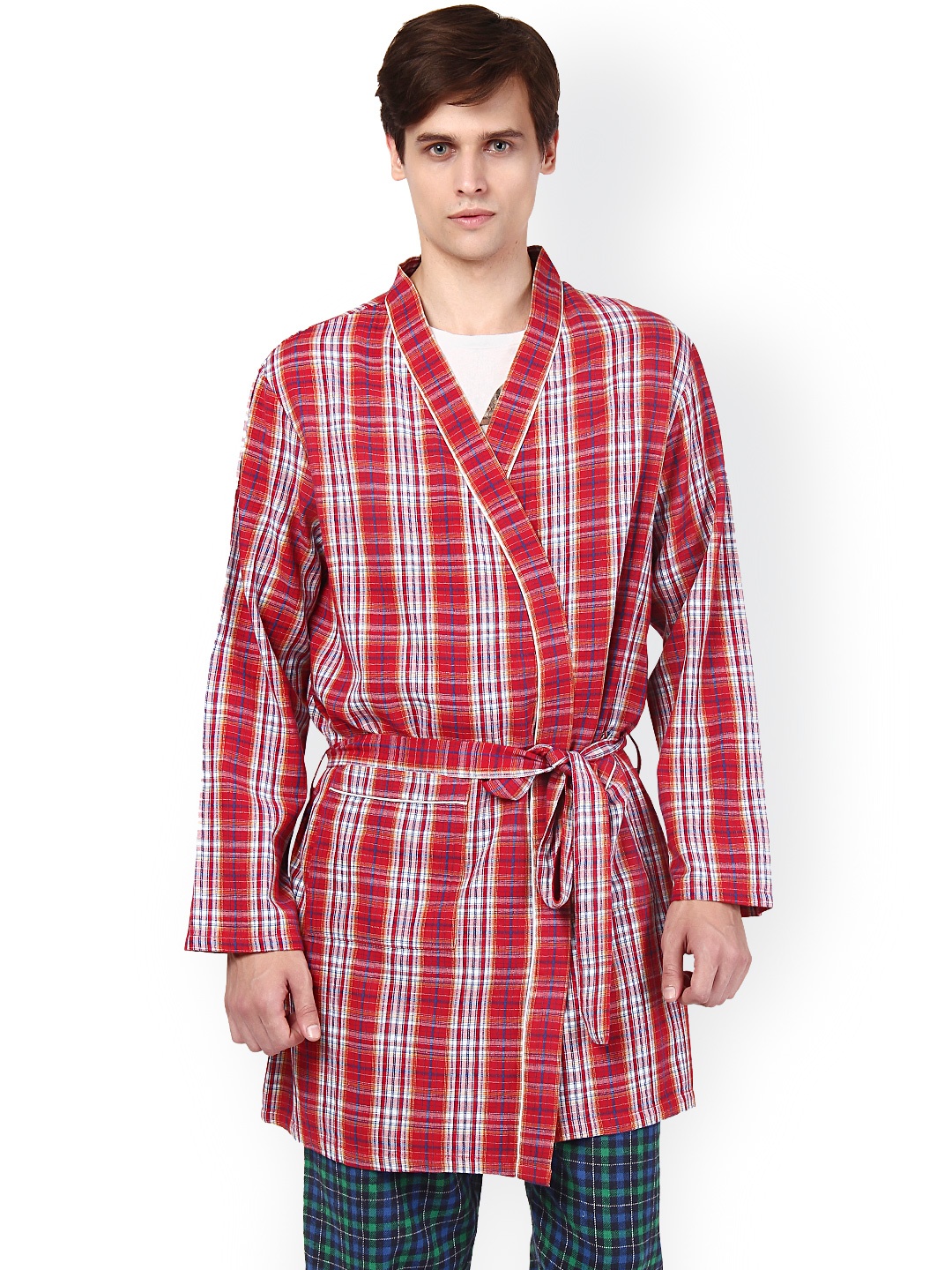 

Oxolloxo Red Checked Night Robe