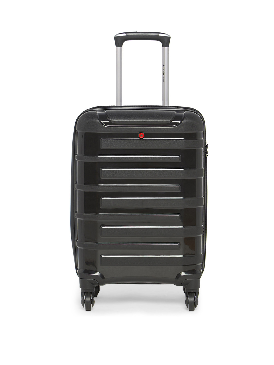 

SWISSBRAND SION Range Grey and Black 20" Cabin Hard Trolley Bag, Red
