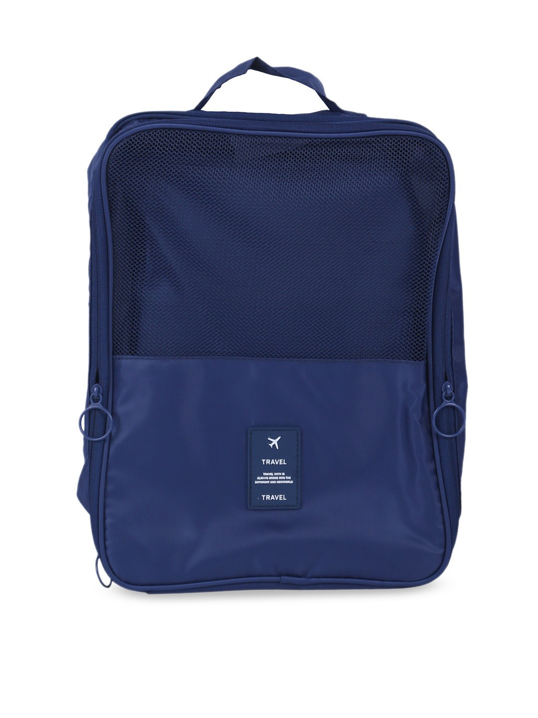 

Cortina Unisex Navy Blue Solid Multi-Utility Canvas Wardrobe Organiser