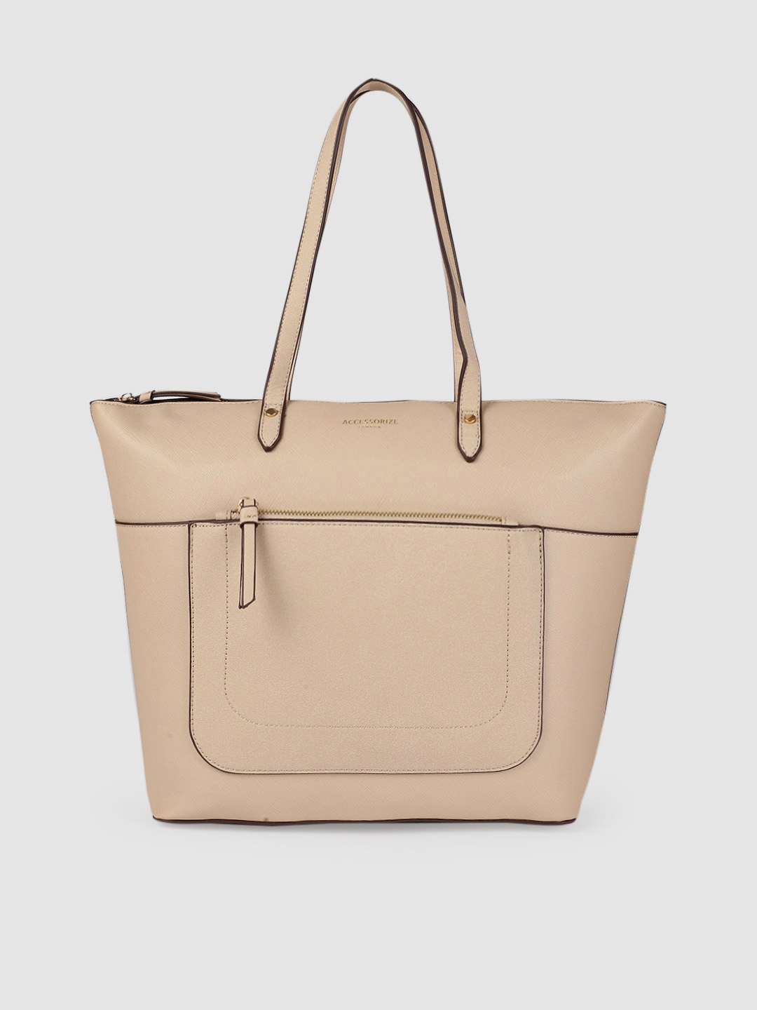 

Accessorize Women Nude-Coloured Solid Emily Shoulder Bag
