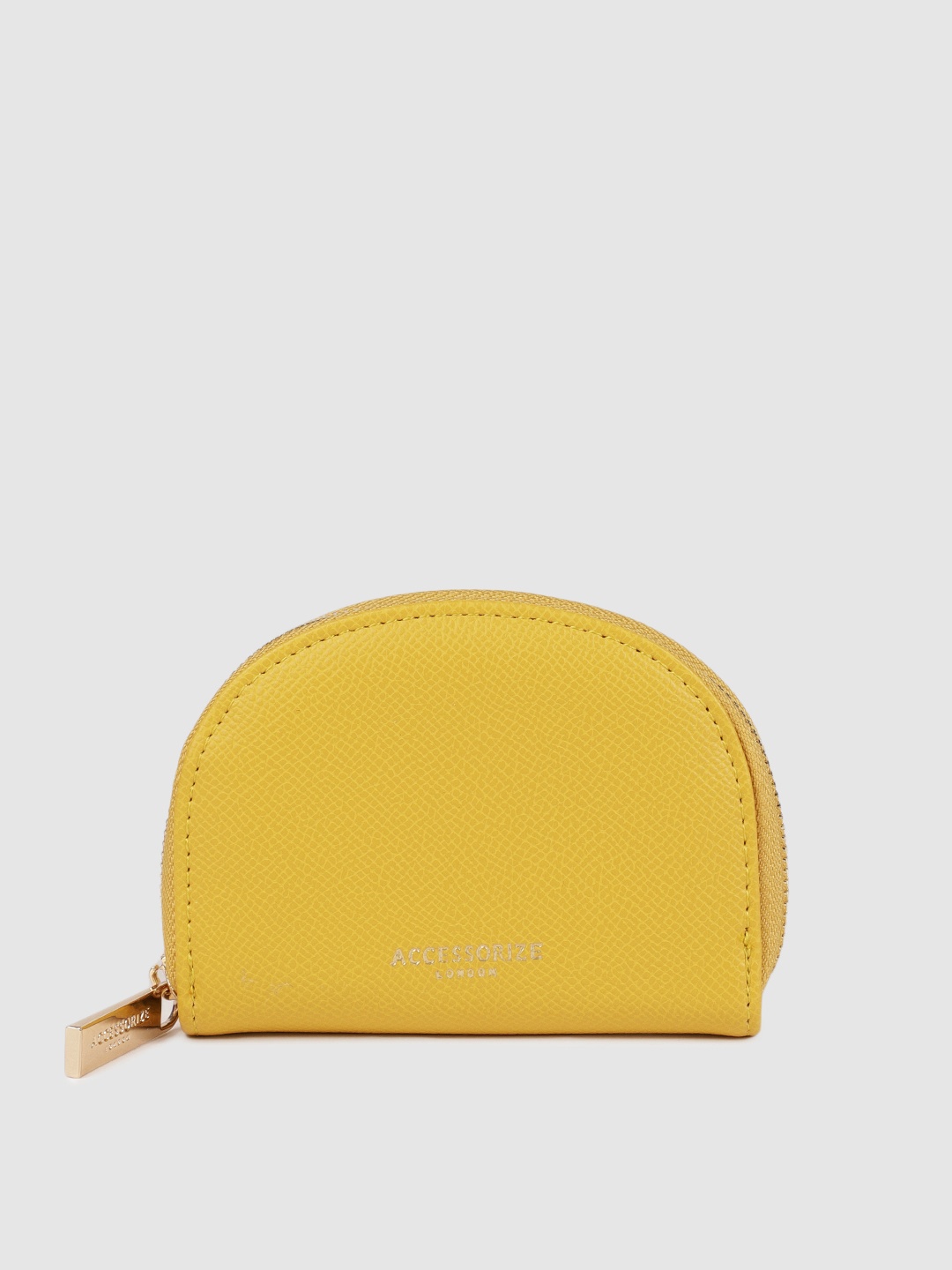 

Accessorize Yellow Solid Coin Purse