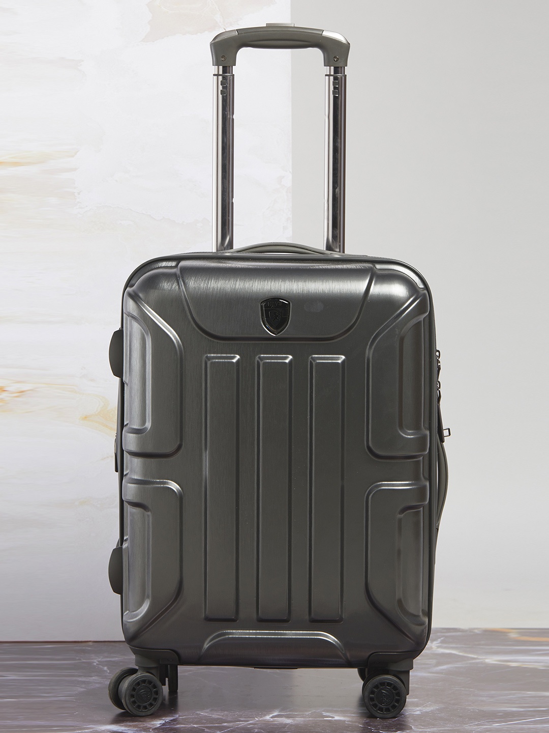 

Heys COMMANDER Range Gunmetal Hard Cabin Luggage, Metallic