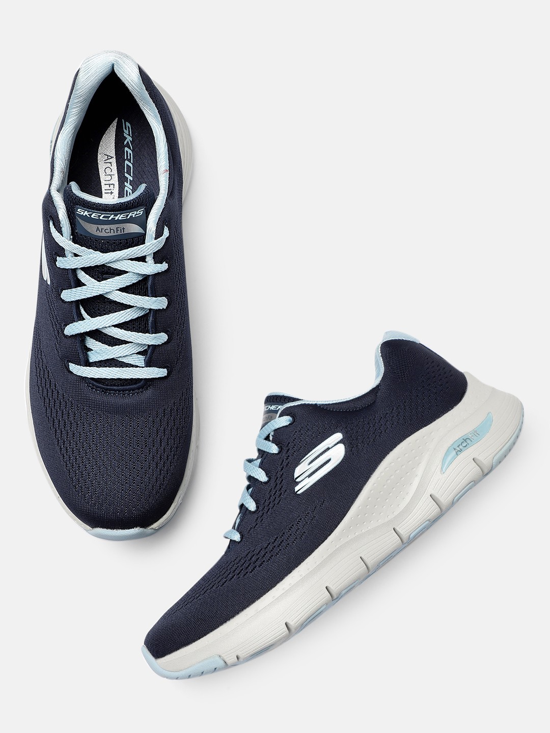 

Skechers Women Navy Blue ARCH FIT Sneakers