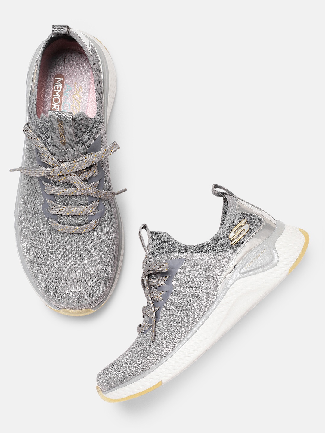 

Skechers Women Grey SOLAR FUSE Sneakers