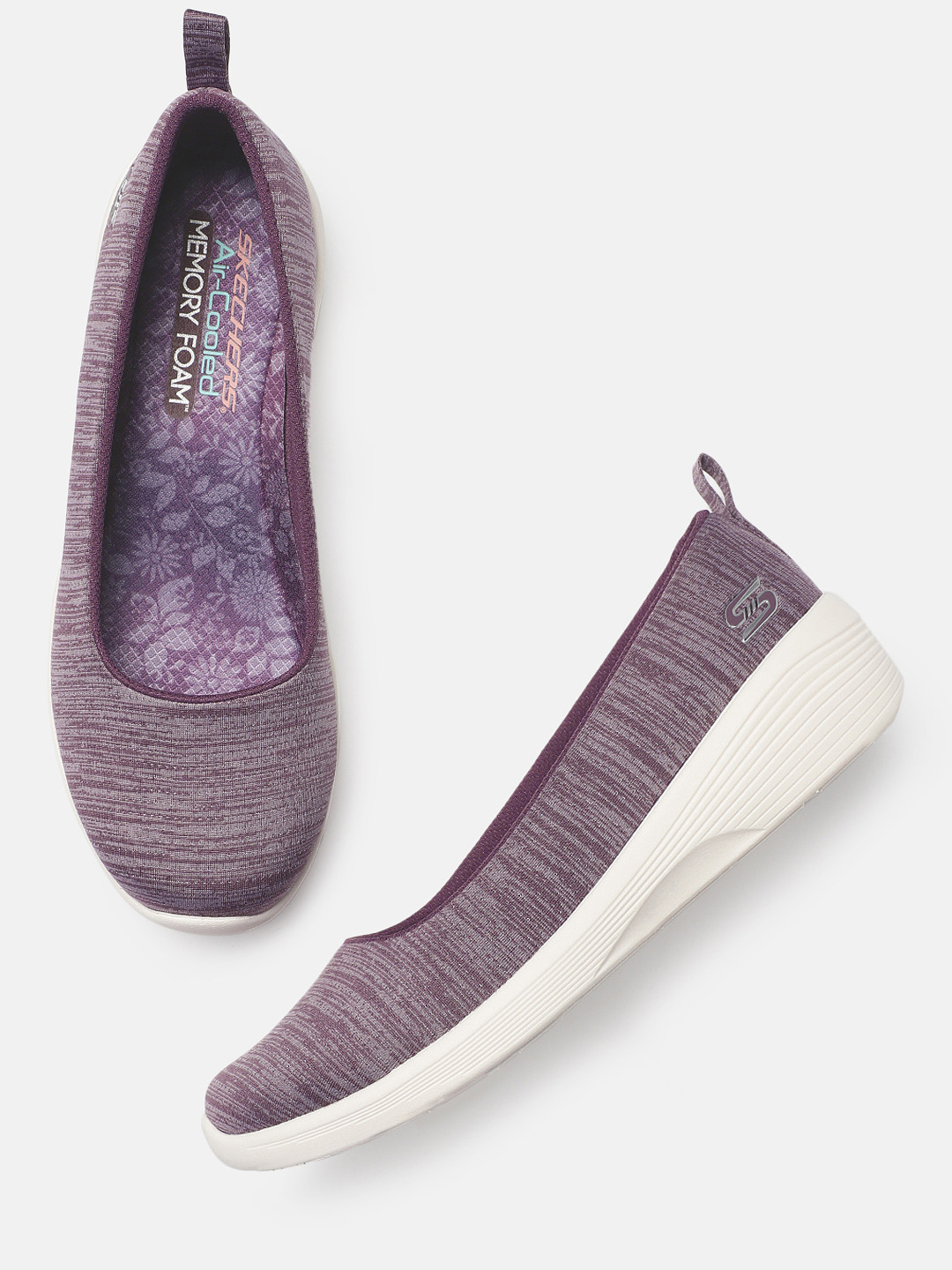 

Skechers Women Purple ARYA Slip-On Sneakers