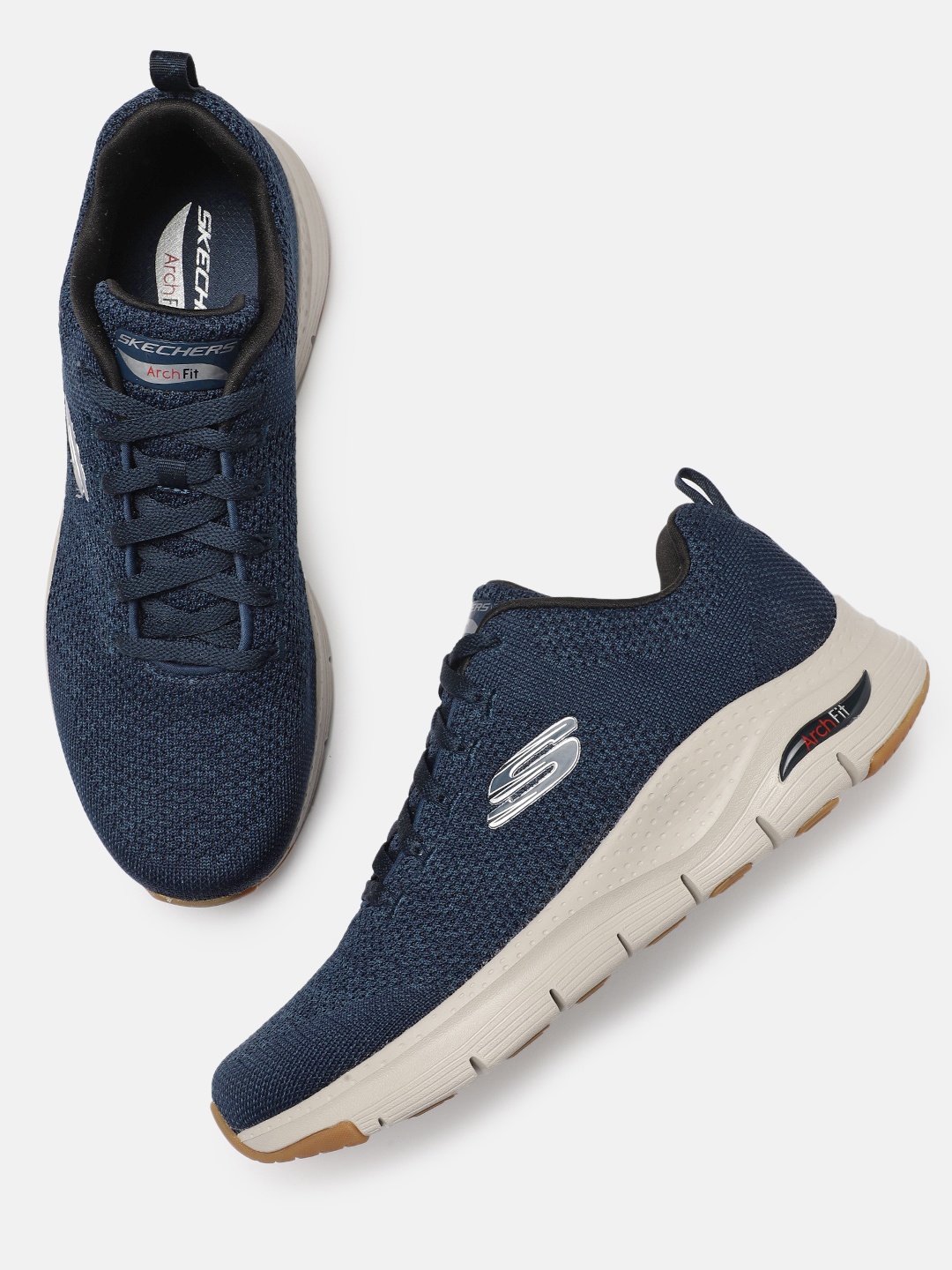 

Skechers Men Navy Blue ARCH FIT Sneakers