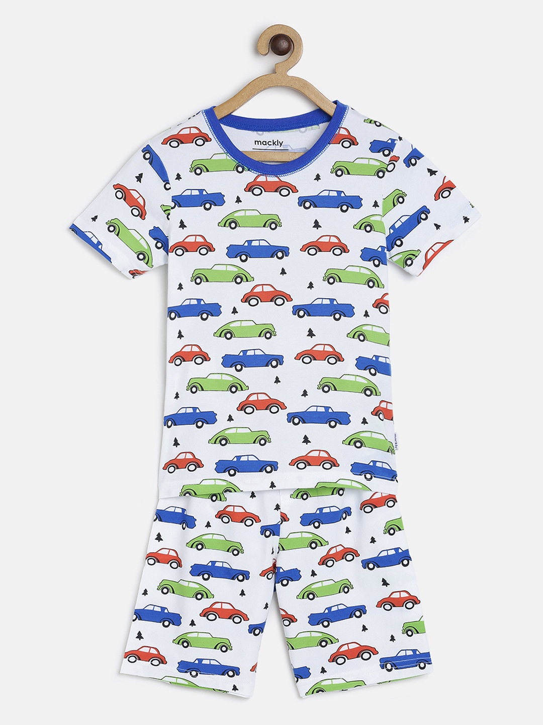 

mackly Boys Multicoloured Printed Night suit, Multi