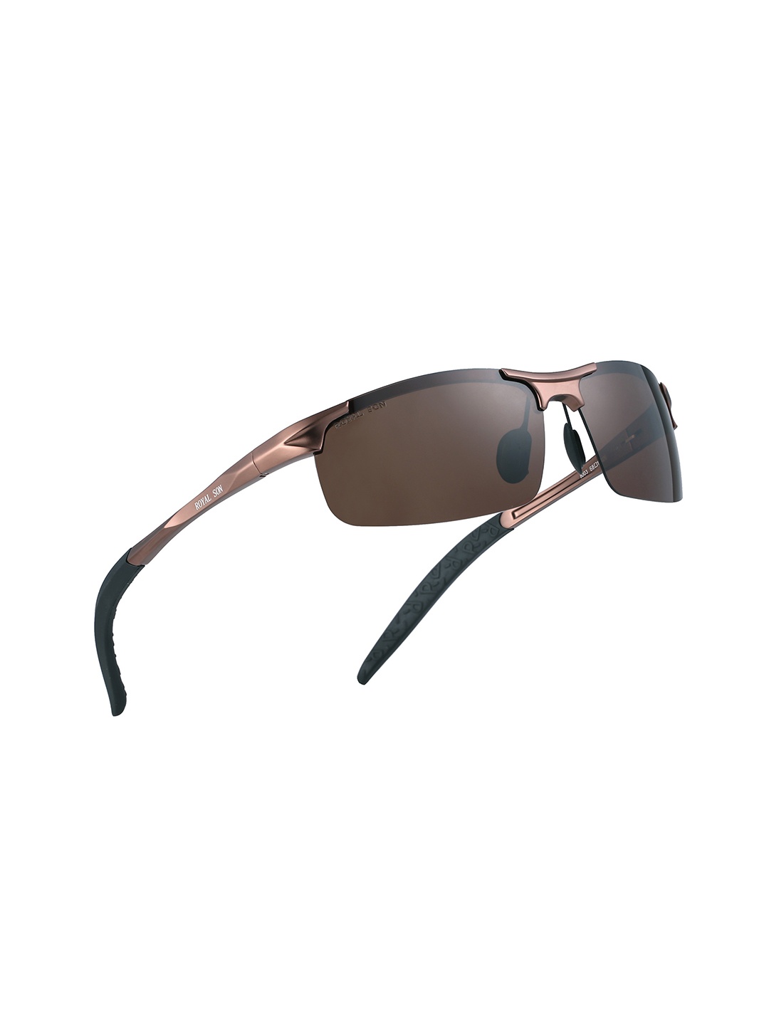 

ROYAL SON Men HD Polarized Other Sunglasses CHI0094, Brown