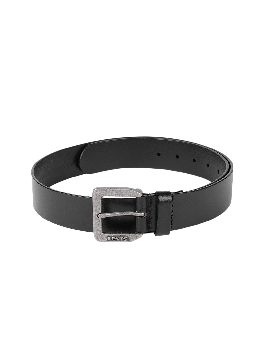 

Levis Men Black Solid HARNESS Leather Belt