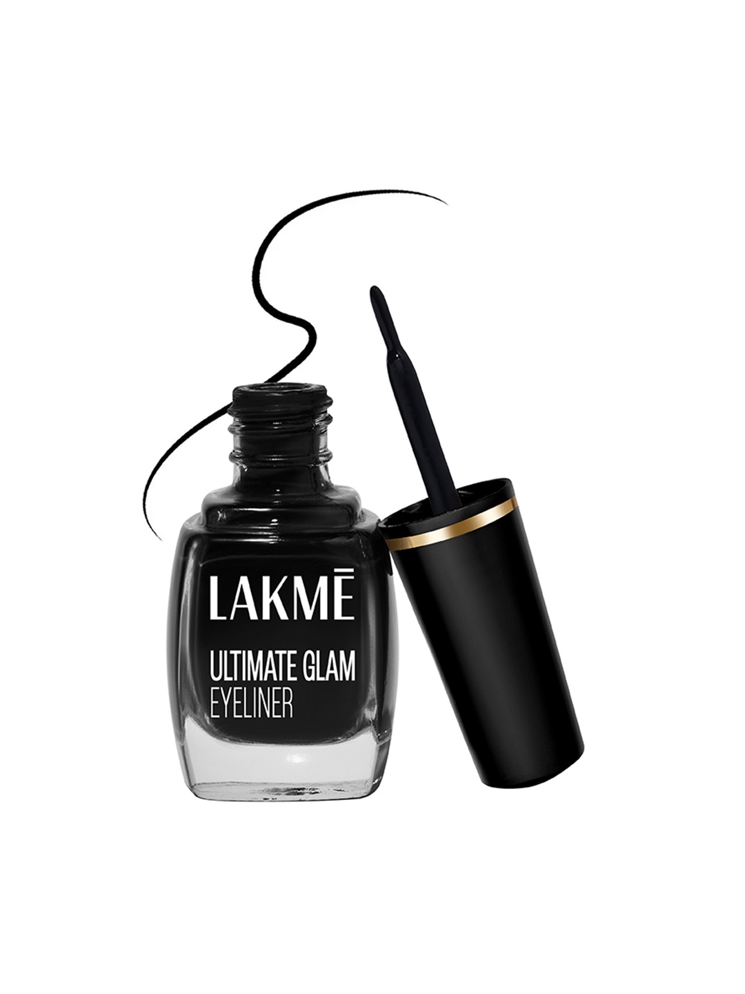 

Lakme Ultimate Glam Eye Liner, Semi Matte, Black, 9ml