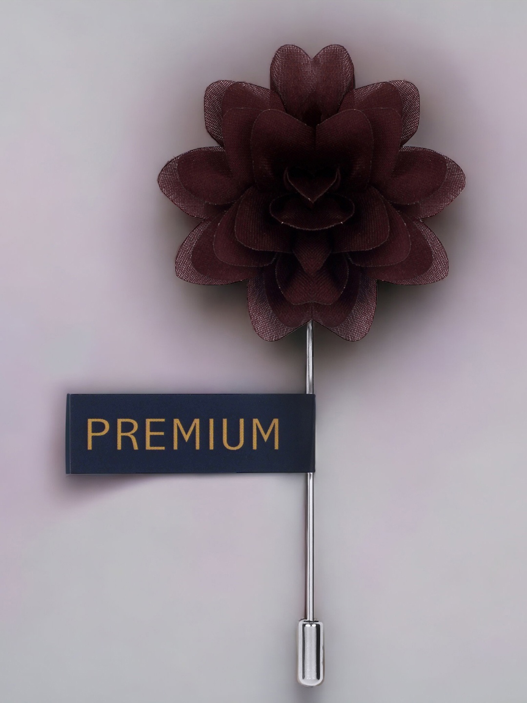 

PELUCHE Unisex Brown Elron Petals Lapel Pin