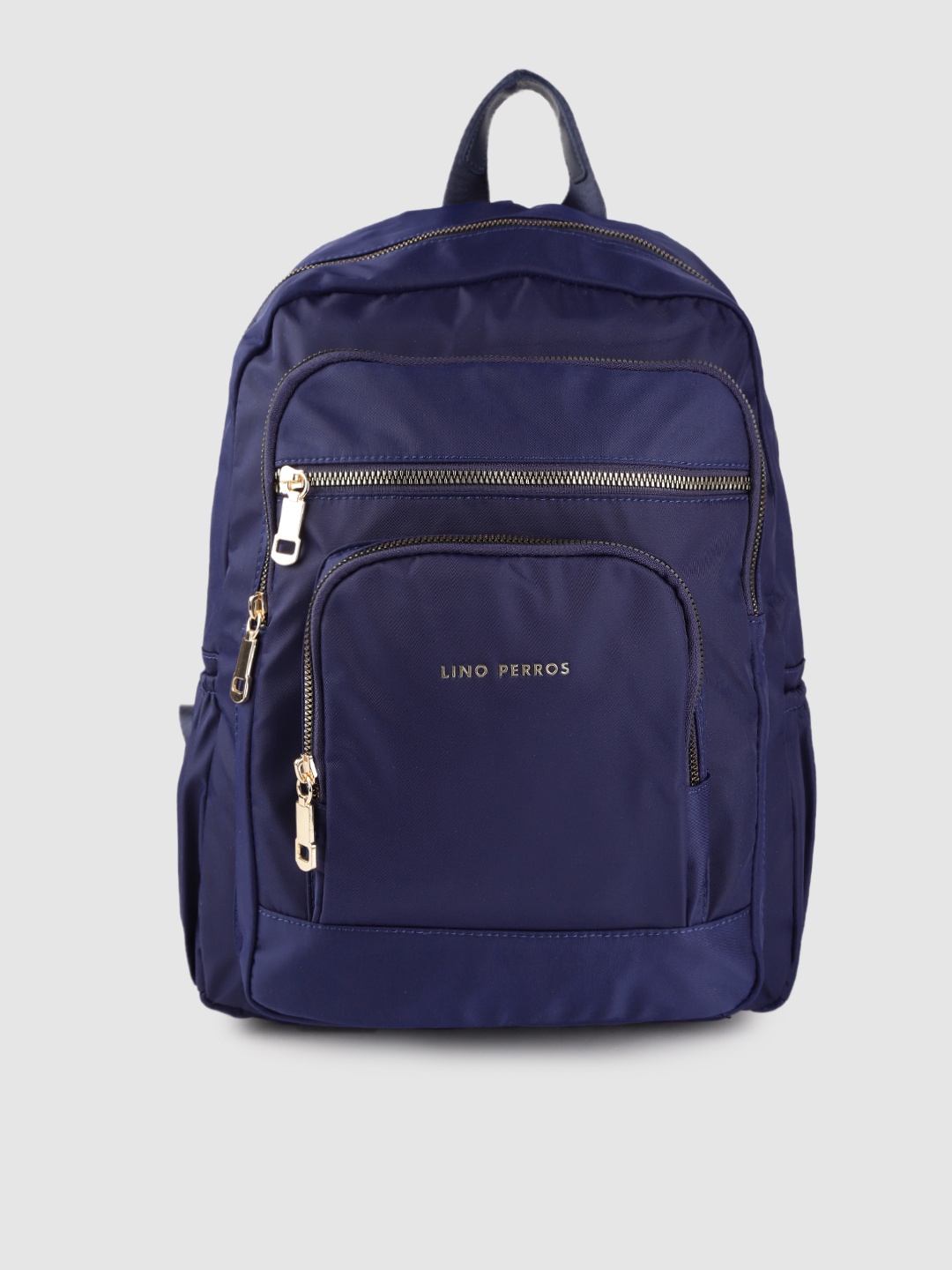 

Lino Perros Women Navy Blue Solid Backpack