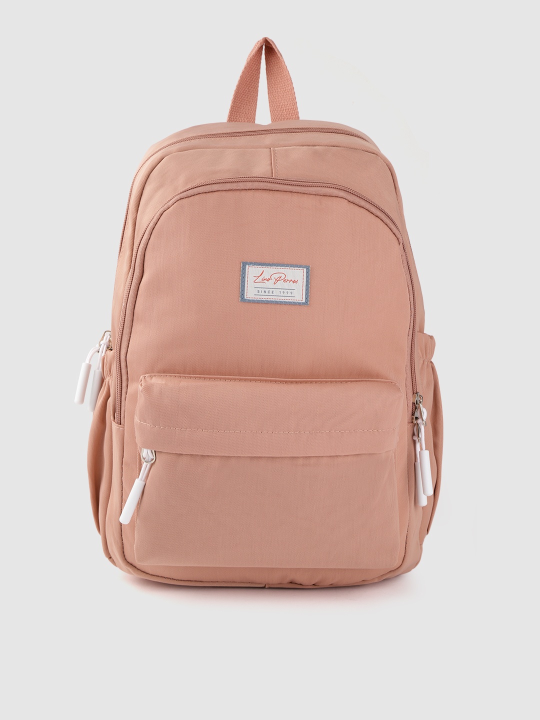 

Lino Perros Women Pink Solid Laptop Backpack