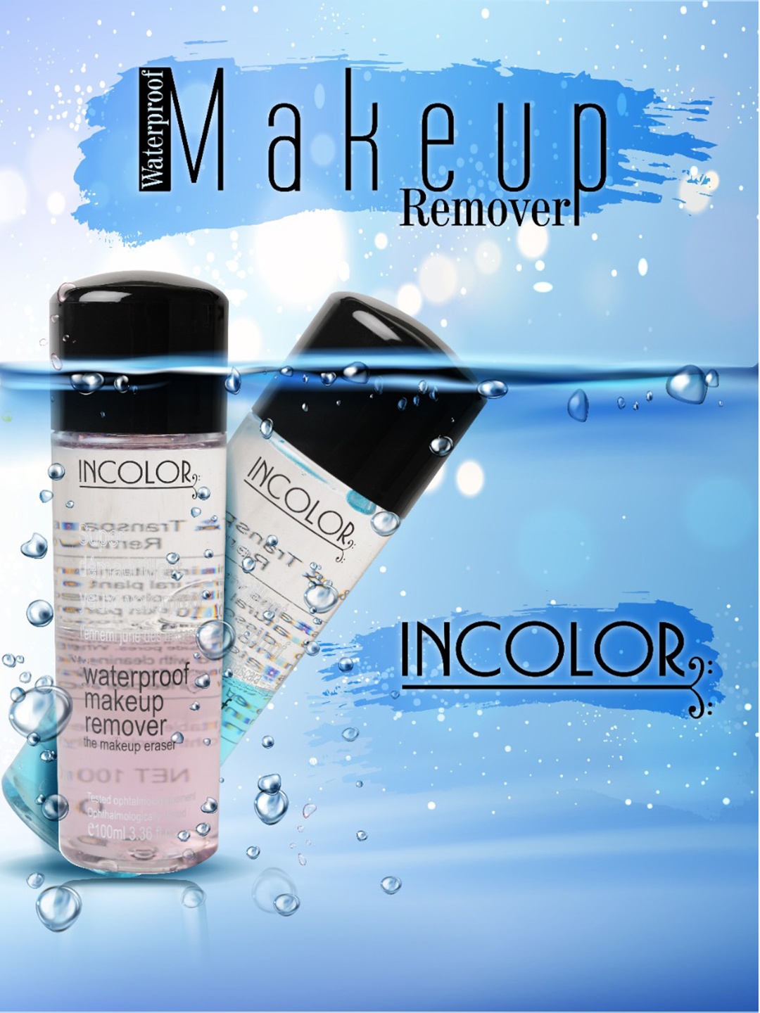

INCOLOR Purple Super Demaquillant Yeux Makeup Remover 100ml