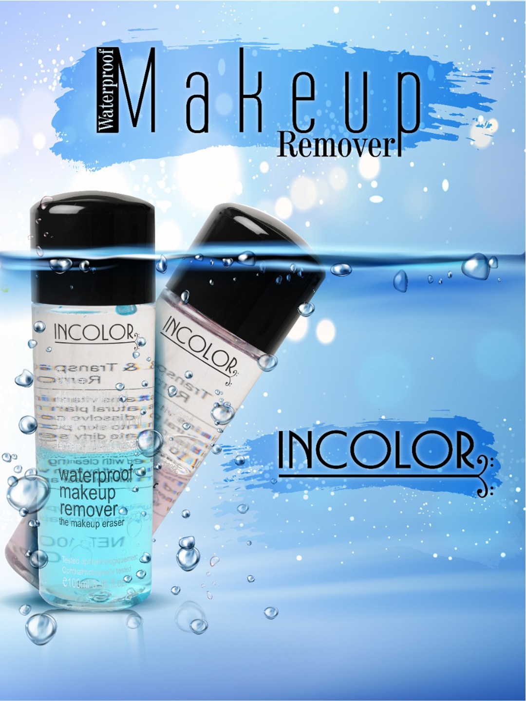 

INCOLOR Blue Super Demaquillant Yeux Makeup Remover 100ml