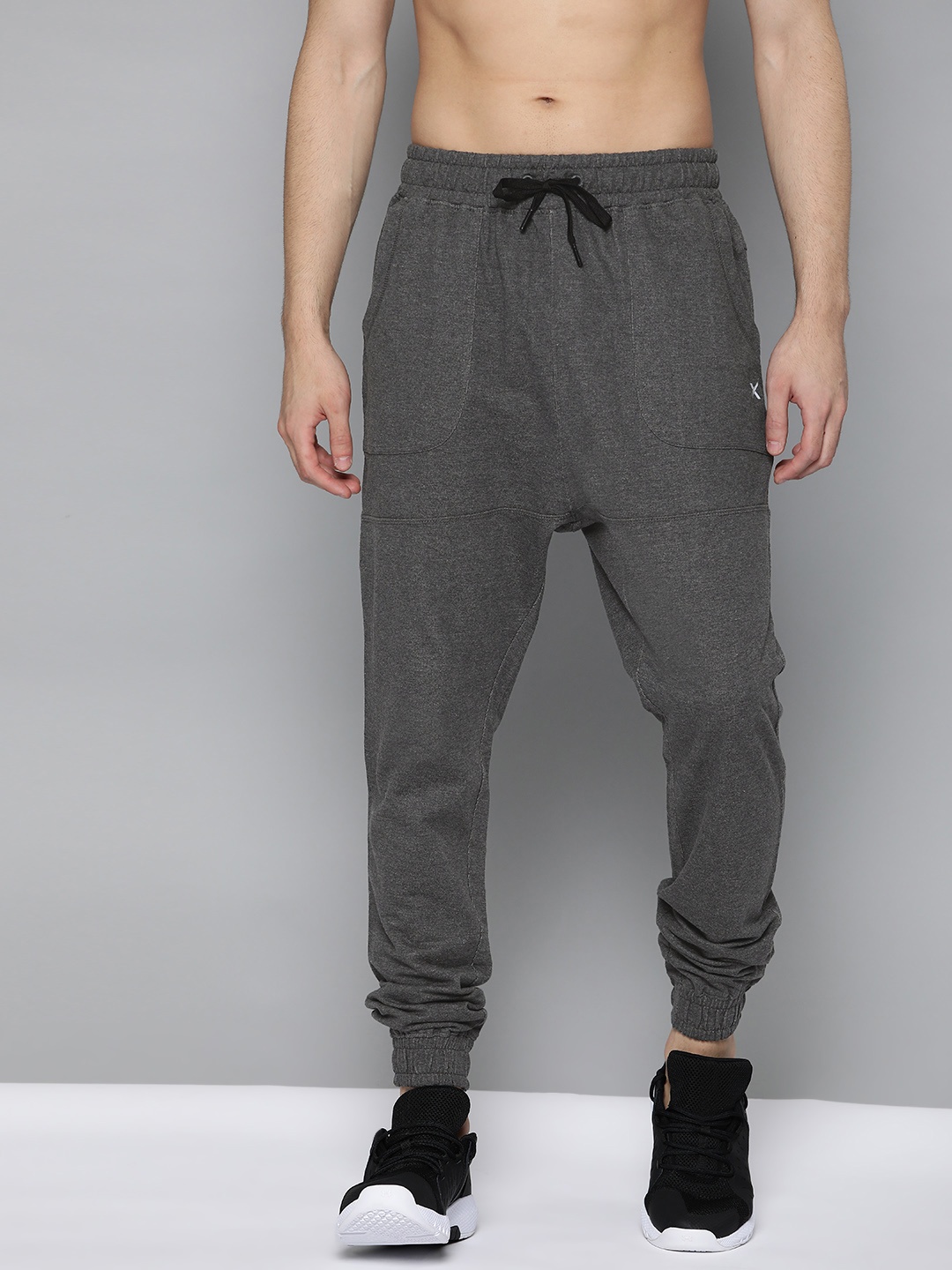 

HRX by Hrithik Roshan Men Anthra melange Solid Regular fit Training Jogger, Charcoal