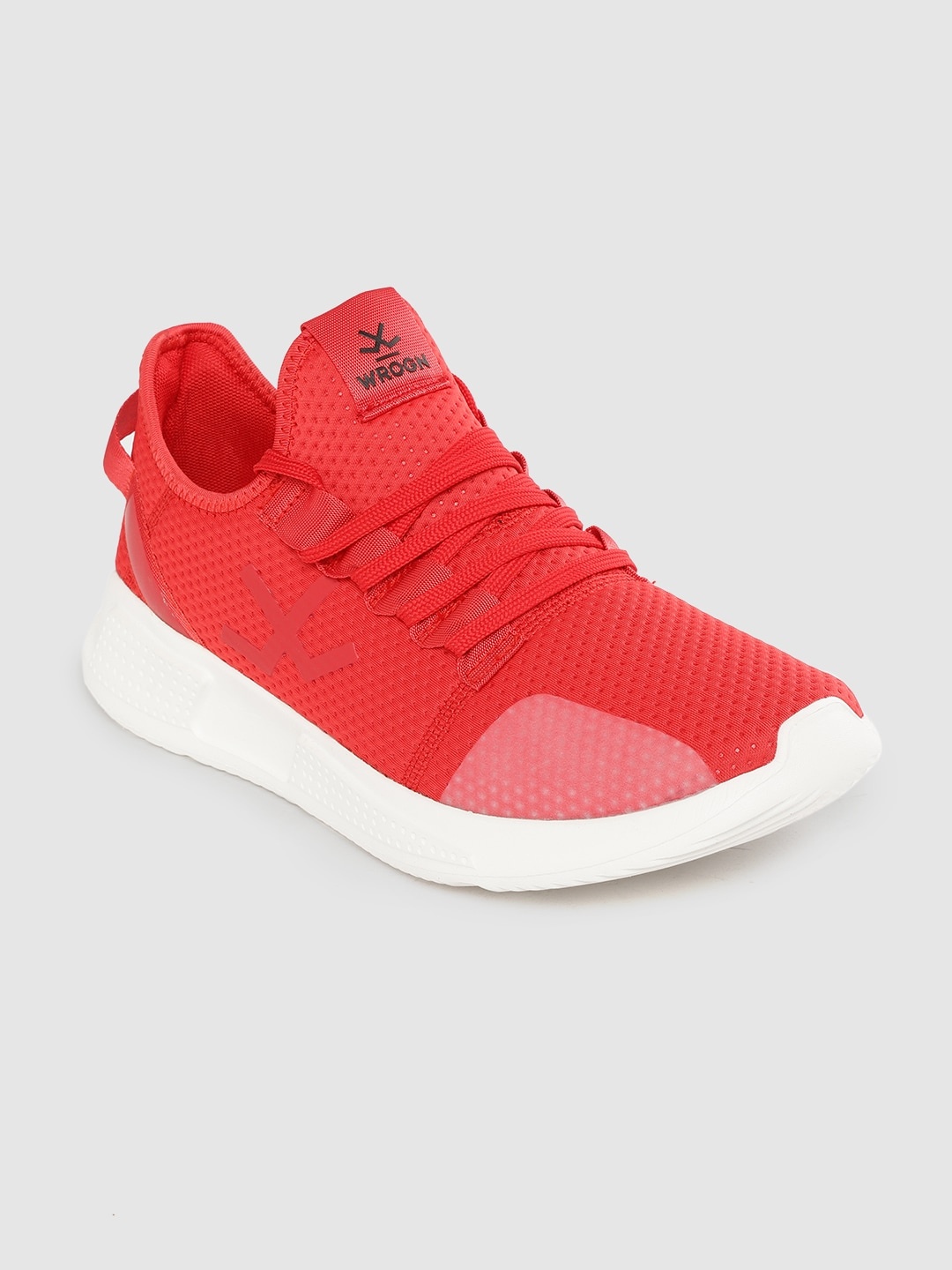 

WROGN Men Red Perforated Sneakers