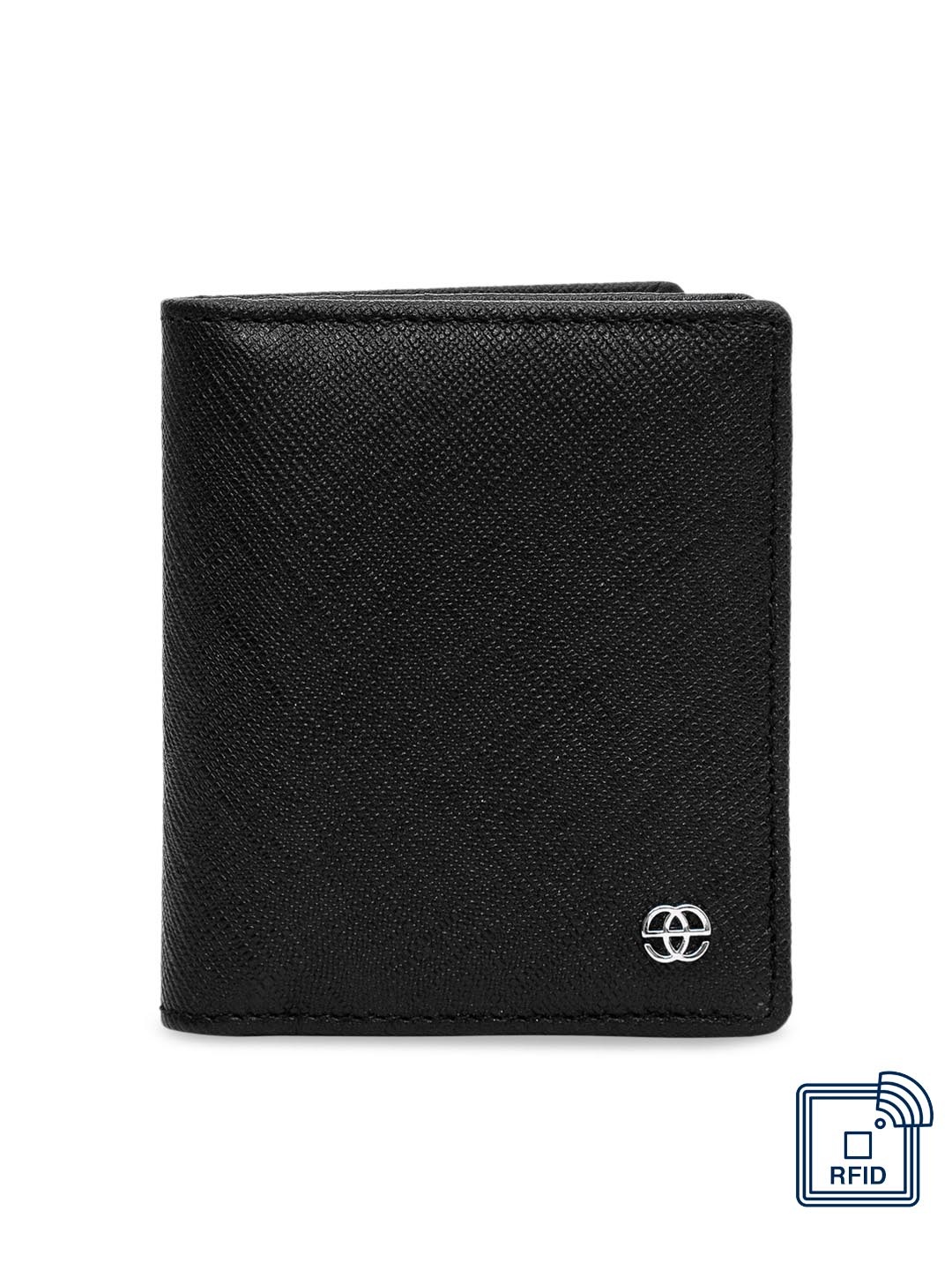 

Eske Men Black Textured Leather Card Holder
